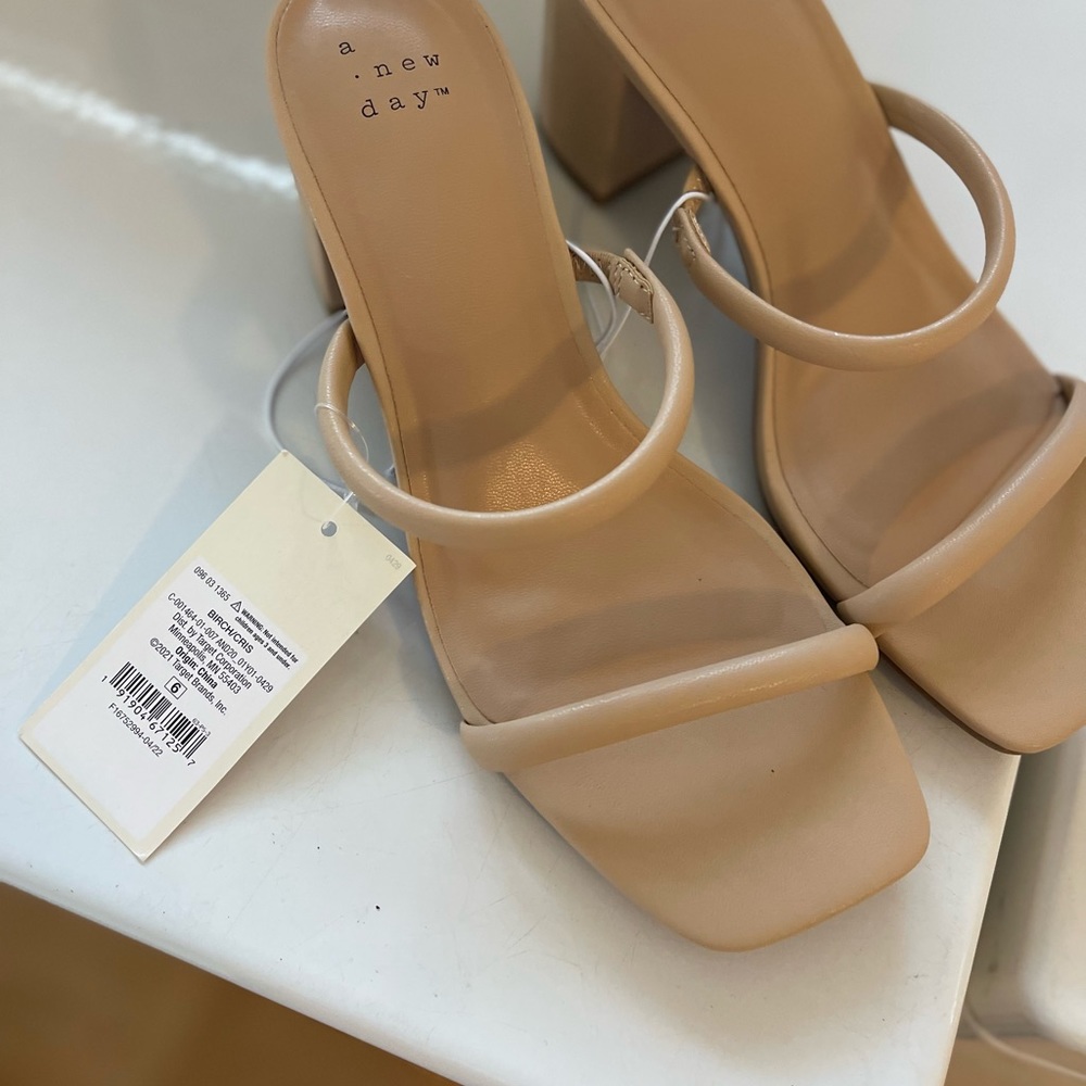 Target A New Day Cris Heels- Nude